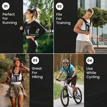 Night Glow Guardian Reflective Vest Bag For Running, Cycling, And Fitness Universal Use, Multi-Pocket Storage For Items, Lightweight And Breathable, Elastic And Comfortable