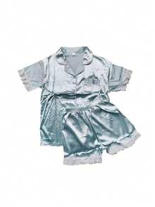 1PC Satin Silk Like Pajamas For Any Occasion, Birthday Gal Gift, Mother's Day Gift, Aunt Gift, Gift For Women, Bridal PJs, Comfy Vacation Pj Set,Wedding,Wedding Accessories,Bridesmaid Gifts. Beach Essentials Back To School Shower Towels For Beaty Salon, Hotel Sports,Home Essentials, Towel, Skin Care - Multicolor - View 13