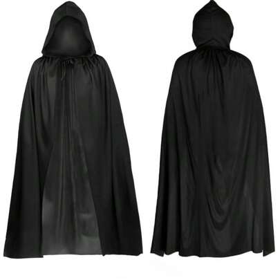 1pc/2pcs Unisex Hooded Halloween Christmas Cloak Costumes Party Cape,Adult Cosplay Costume For Halloween Christmas Party