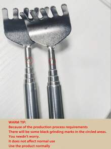 Portable Stainless Steel Back Scratcher And Massager Tool Set For Home Use