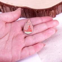 My Friend Is With Me I'm Not Afraid Of The Enamel Brooch - Multicolor - View 3