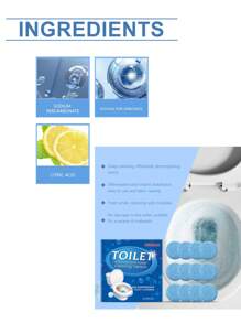 Toilet Cleaning Effervescent Tablets Daily Household Toilet Descaling, Toilet Cleaning, Deodorizing And Cleaning Effervescent Tablets