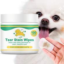 100 lingettes humides de nettoyage pour animaux de compagnie - nettoie en profondeur et nourrit la peau du chien, adoucit le poil, apaise la peau sèche, convient à tous les chiens, procure du confort, doux et hydratant, idéal pour une utilisation quotidienne.