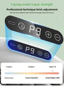 18 Head Massage Gun Deep Tissue With 9 Levels & 9 Modes, Professional Handheld Massage Gun, Electric Massager Tool For Legs, Arms, Waist, Back, Buttocks - Full Body Muscle Pain Relief, Ideal Gifts For Women, Men, Mom, And Dad