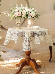 1 قطعة من القماش المخملي مطرز بخيوط ذهبية ثلاثية الأبعاد ، حافة الدانتيل مناسبة لطاولة العشاء في الزفاف ، الحفلات العطلات ، ديكور المنزل ، طاولة المؤتمرات ، طاولة مربعة/مستطيلة ، طاولة المطبخ والطعام ، سجادة للنزهة ، لجميع الفصول ، ديكور غرفة الحفلات والزفاف في الحديقة