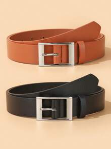 女士腰帶&褲帶 - 咖啡棕 - 查看 3