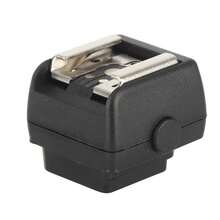 Mini adaptador de zapata de plástico para flash Alpha (convertidor) - Negro - Ver 7