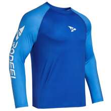 RODEEL Men's High Performance Raglan Long Sleeve Fishing Shirt Lightweight Sun Protection T-Shirt Cool Feeling Suitable For Outdoor Activities