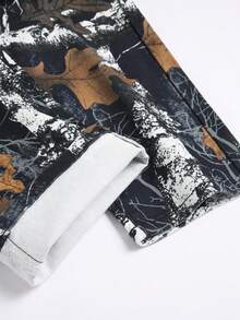 Printing  Halloween    All    Regular Fit    Pocket  Button  Zipper - màu đen - Xem 3