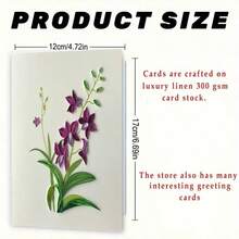 1pc Greeting Card, Wishing You All The Best, Happiness And Joy,School Supplies,Back To School