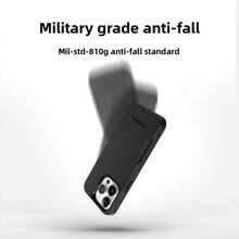 Otterbox Apple IPhone11/12/13/14/15/16 Case Anti Drop Suitable For Any Model - Pro/Mini/Plus/Promax US Military Grade Anti Drop - Standard Edition Material - Mực xanh - Xem 4