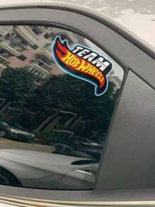 Hot Wheels Stylish Hot Wheels Wave Logo Sticker,Cars Decal For Car Body,Window, Bumper,Trunk, Motorcycle & Helmet,Racing Decal,Personalize Your Auto Car For Man,Car Decoration