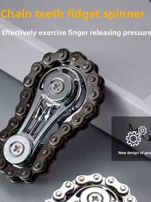链轮 链轮 金属玩具 齿轮礼品 公路车旋转器 速普尔减压旋转玩具（多种款式随机发放） - 彩色 - 查看 4