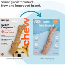 Outward Hound Dogwood Durable Dog Chew Toy, Medium - Long Lasting Chew Stick Made With Real Wood - USA Made, - 超小號(1 包) - 查看 7