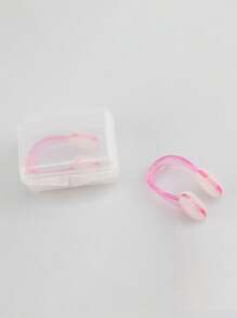 1/3pcs Silicone Swimming Nose Clip, Leakproof Design Nose Clip, Silicone Waterproof Swimming Nose Clip Suitable For Professional Training, Suitable For Adults, Multiple Colors Available