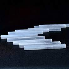 30 件天然亚硒酸盐水晶棒、石膏白石英棒 - 白色 - 查看 1