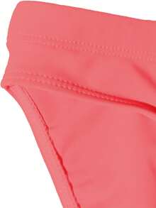 Celana Renang Pria Model Segitiga Seksi Warna Polos Pinggang Rendah, Celana Pendek Pantai Olahraga - Watermelon Pink - View 4