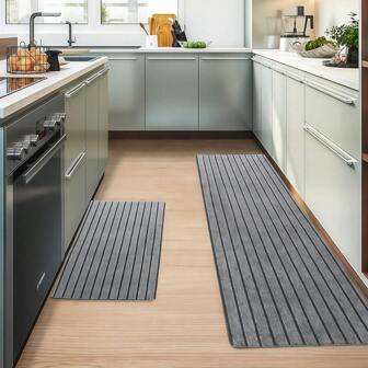 1 tappeto da passerella, pratico per uso interno ed esterno, con retro antiscivolo, tappeto da area per corridoi, cucine, ingressi, balconi, garage e scale
