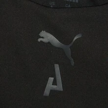 Puma 时尚简约吊带背心，女士弹力修身运动文胸 52415001 - 黑色 - 查看 7