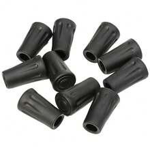 Hiking Pole Accessories - Anti-Slip Shock Absorbing Durable Tip Cover, Cylinder Cap Protector