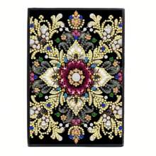 5D Diamond Drawing Notebook - DIY Landscape Flower Animal - Diary With Artificial Leather Cover - Special Shaped Artificial Diamond Hardcover Sketchbook, Suitable For Home Office Art - Holiday Birthday Gift, Graduation Gift