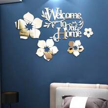 Acrylic Mirrored Wall Sticker For Kitchen Decor - Removable, Adhesive Back Design For Installation On Walls, Doors, Etc. - Minimalist Modern Style, Perfect For Room Decoration Gifts Birthday Graduation Home Decor Wall Decor Bathroom Decor Bedroom Decor Room Decoration Stuff Living Room Decor House Decor Home Decor Living Room Wall Paper Stickers Wallpaper Wall Stickers - Multicolor - View 12