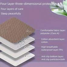 棉质可洗失禁垫，适用于老年人和宠物的防漏床垫，多种尺寸和颜色，无纺布，适合月经和家庭使用