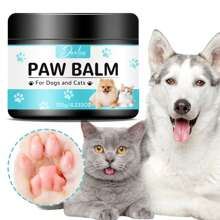 50g Crème pour les pattes des animaux de compagnie - apaise et soulage les pattes sèches, gercées et abîmées - fournit de l'humidité et de la protection pour les pattes et coussinets des chiens