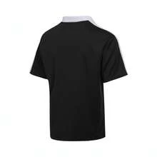 Puma Behind The Green Men/Women's Polo Shirt, Woven Fabric, Short Sleeve T-Shirt Item No. 63124201 - Black and White - View 2