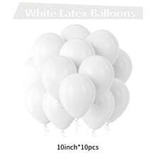 White Balloons 5/10/12/18 Inches, 10/30/50/70/90pcs White Latex Party Balloons Helium Balloons, Suitable For Weddings, Birthdays, Showers, Engagements, Wedding Anniversaries, Decorations, Graduation Celebrations, Bachelor Parties - White - View 12