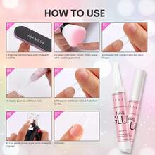 Makartt Nail Glue Remover For Press On Nails - 30ML Press On Nail Remover Easy Removal Debonder For Glue On Nail Tips,Non-Acetone Nail Polish Remover