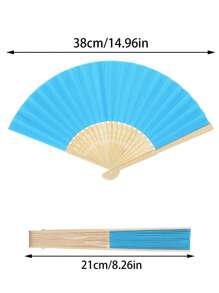 1PC Hollow Out Wooden Fan Plain Foldable Paper Cover Fan DIY Bamboo Portable Summer Accessory, Hand Fan Folding Folding Hand Fan Wedding Personalized Fsahion Fans Party Decor, Art Craft Home Ornaments Gifts Wedding Gifts For Guests, Birthday Party Decorative Fans, Mother's Day Spring Easter Gift, Party Performance Photo Props, For Home Room Living Room Office Decor