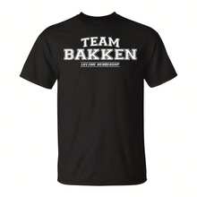 Team Bakken Proud Family Surname Last Name T-Shirt  Seseable CAWo's 220g Thick Cotton T-Shirt With Butterfly Print Pattern, Suitable For Girls And Wo's Short Sved Round Neck Inspirational Shirt, Cute Aesthetic Y2K Style Summer Top, Suitable For Outdoor, Family, Work Or Street Wear Casual Loose Daily T-Shirt - Black - View 1