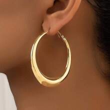 1 Pair Of Metal Geometric Fashion Holiday Gift Earrings