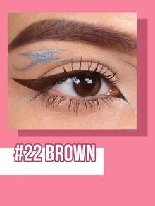 MISSLYN-2PCs Dip Eyeliner Set, Liquid Eyeliner, Long Lasting Eyeliner, Creamy Eyeliner Gel, Waterproof And Sweat-Proof Eyeliner Gel, Matte Eyeliner Gel, Smudge-Proof Eyeliner, Nourishing Eyeliner, High Pigment Eyeliner, Color Liquid Eyeliner, Y2K Eye Shadow, Cosplay, Valentine'S Day, Winter, Y2K Makeup Party, Holiday,Cosplay - #22+#39 - 查看 6