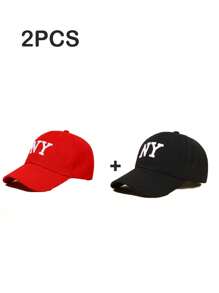 1 pezzo Cappellino da baseball casual da esterno unisex con ricamo alfabeto Y2k, protezione solare con retro in rete regolabile, perfetto per festival musicali e abbigliamento quotidiano street