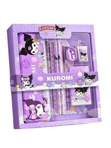 Sanrio Conjunto de Caixa de Presente de Papelaria Sanrio, Material Escolar My Melody, Lápis, Borrachas, Presente Ideal de Aniversário/Volta às Aulas para Crianças, Presente Surpresa