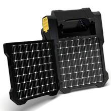 5200mah Solar Powered Camping Fan, Dual-Panel Solar Camping Fan With LED Light, 5 Adjustable Speeds Cordless Portable Fans, Quiet USB-C Desk Fans For Tent Outdoor Travel Home Workplace - Yellow - View 9