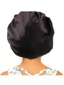 Seide Schlafhaube, Satin Haarkappe, elastische Seide Schlafhaube, Haargummi für Frauen