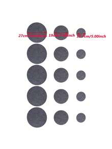 15pcs Felt Coasters & Pot Pads: Heat Insulation Mats - Multicolor - View 2