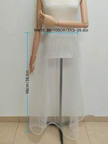 1件装女士创意衬裙，新娘礼服衬裙，婚纱配饰 - 彩色 - 查看 2