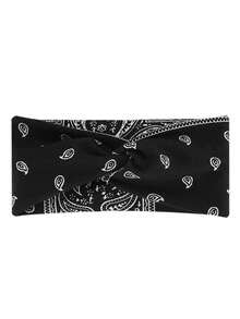 1pc Elastic Knotted Criss-Cross Headband, Yoga Sports Non-Slip Wide Edge Hairband, Moisture-Wicking, For Women Exercise / Running Turban Headband Sweatband, Hair Accessories - Multicolor - View 7