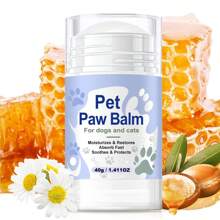 40 g Baume pour les pattes de chien - Hydrate et nourrit la peau - Répare les nez et les pattes secs - Le plus adapté pour les conditions météorologiques extrêmes - 40 g