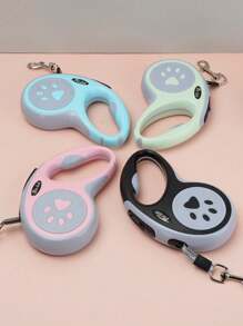 Durable Dual-Button Retractable Dog Leash - Polyamide Material, One-Click Brake And Lock, Comfort Grip, 10-Foot Extendable Lead For Dogs - No Battery Required - For Medium To Large Dogs