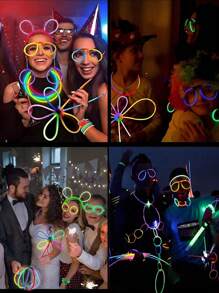2pcs/20pcs/100pcs Multicolor Glow Sticks Party Glow Stick,Party Decorations, High Quality Super Aid Stick,Colorful Wedding Glow Stick,Continuous Glow For 8~12 Hours, Suitable For Parties, Concerts, Bars, Nightclubs, Glow Stick