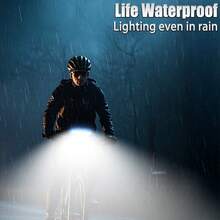 1PC Super Bright LED Bike Light, USB Rechargeable Bicycle Headlight, Waterproof Bike Headlight, Waterproof Bike Headlight,Daytime Running Light,MTB Off-Road Cycling Commuting