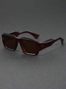 1/2/2/4 Pairs Men Square Rivet Minimalist Fashion Fashion Glasses, Suitable For Daily Driving, Stage Performance, Party, Travel