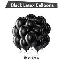Black Balloons 5/10/12/18 Inches, 10/30/50/70/90pcs, Black Latex Balloons Suitable For Birthdays, Holidays, Graduation Celebrations, Showers, Weddings, Anniversaries, Retirement Parties, Bachelor Parties, Housewarming