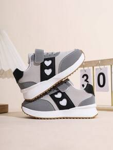 1 Pair Casual Outdoor Sports Shoes, Minimalist & Cute, Suitable For All Seasons - Grey - View 7