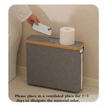 12 rollos de papel higiénico en cesta - Caja de almacenamiento de papel higiénico - Caja de almacenamiento de baño definitiva - Cesta de almacenamiento de bambú, Cesta de papel higiénico, Organizador de baño - Portarrollos de papel higiénico Decoración de baño para el hogar Decoración de otoño Regreso a la escuela